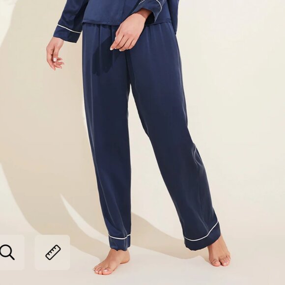 Eberjey Inez Washable Silk Long PJ - Bottoms Only - Picture 1 of 3